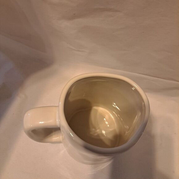 Rae Dunn Artisan Collection 16 oz. CHUG Dimpled Coffee Mug Cup by Magenta - Picture 4 of 7